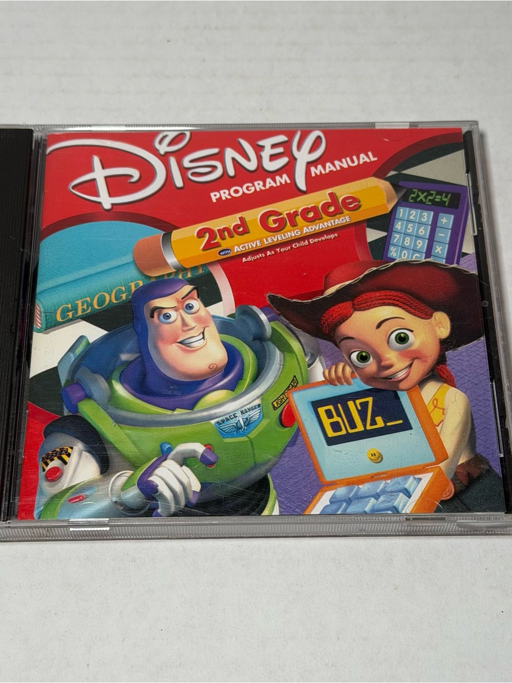 Disney Program Manual 2nd Grade Active Leveling Advantage PC CD Vintage